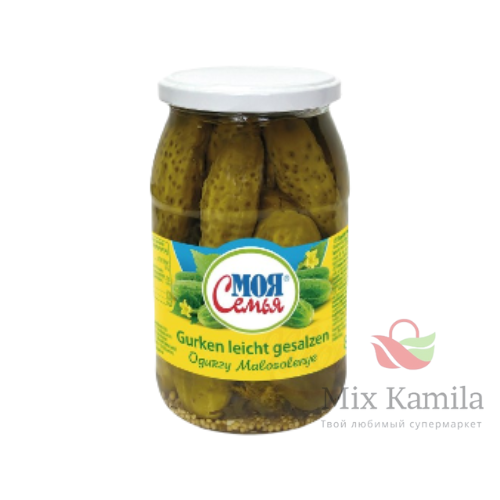 "MOJA SEMJA" Pickled gherkins slightly salted.