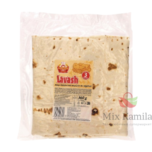 Lavash Thin Armenian-style flatbread, deep-frozen.