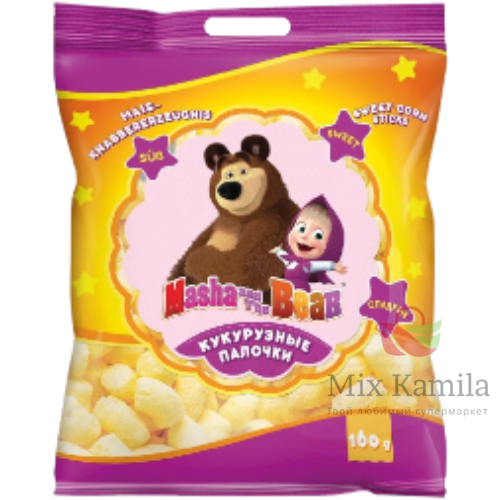 Corn snacks "Masha and the Bear"