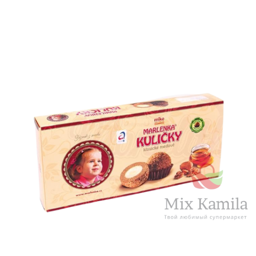 Biscuit balls with honey "Marlenka", deep frozen