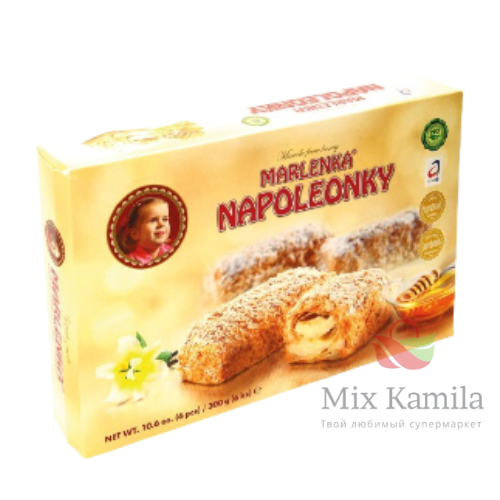 Puff pastry with cream filling "Marlenka Napoleonki", deep frozen