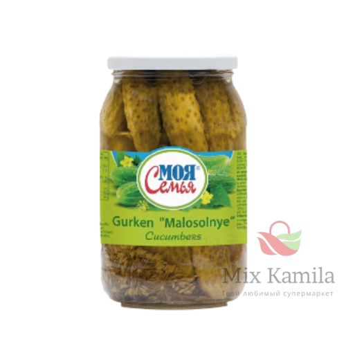 "MOJA SEMJA" Pickled cucumbers "Malosolnye".