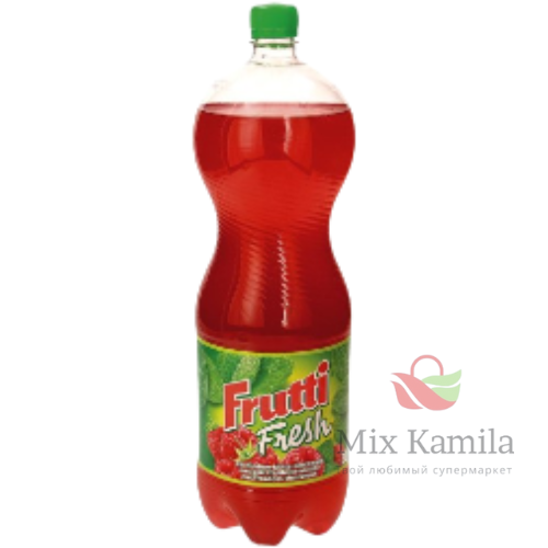 Carbonated soft drink "Frutti Fresh" with raspberry-mint flavour