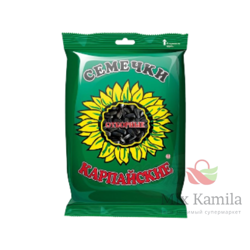 Roasted black sunflower seeds with shell "Karpaysky otbornye" 240 g