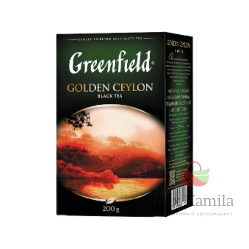 GREENFIELD "Golden Ceylon" Black Ceylon tea LOOSE