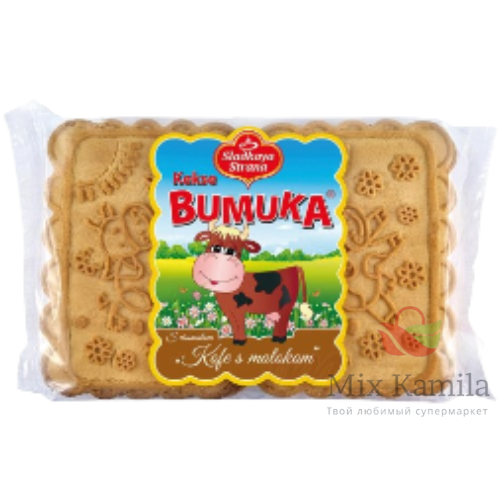 Biscuits "Bumuka" with coffee-milk flavor