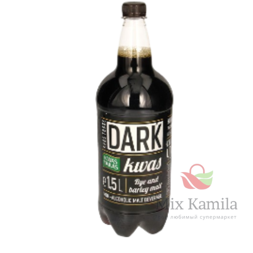 Drink "Kwas Taras Black" op basis van rogge-gerst-mout extract