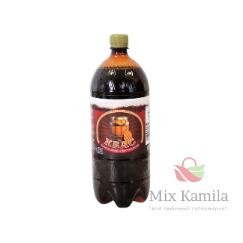 Carbonated soft drink with malt flavor "Kwas" 1,5 L