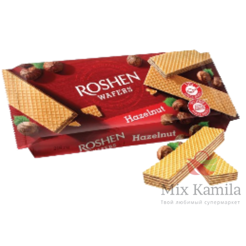 Wafer slices with hazelnut filling (75%),