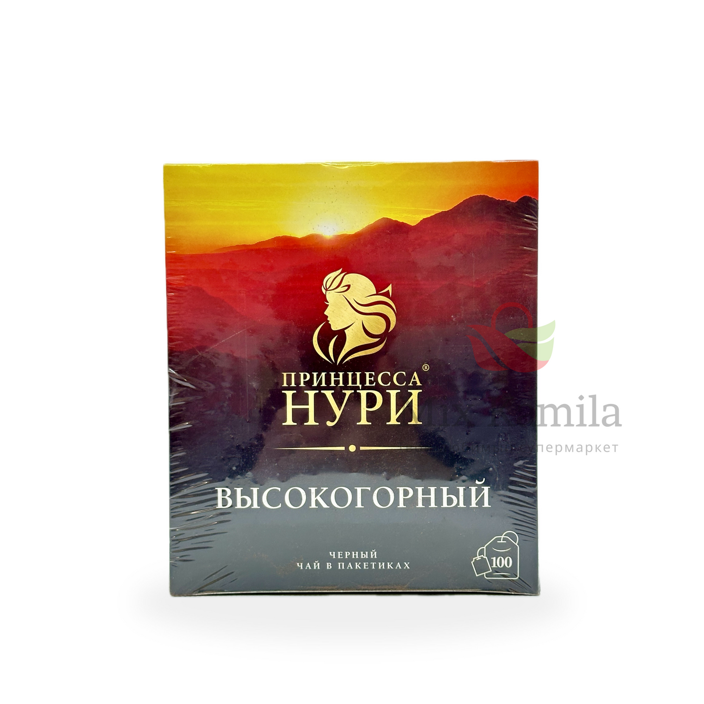 Black Ceylon tea "Prinzessa Nuri", in teabags 100 packs