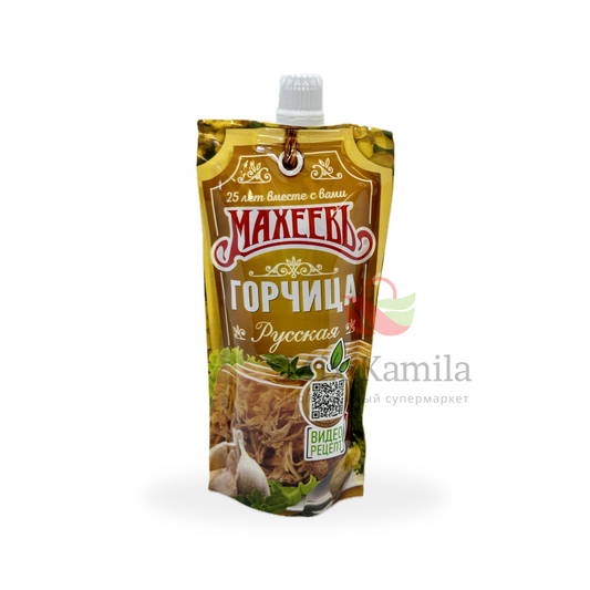 Russian mustard, hot, prepared from mustard powder 160 ml