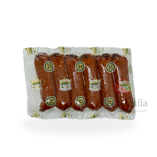 Beef sausages HALAL "Sardelki Kawkazskie" with added chicken meat hot-smoked 450 g