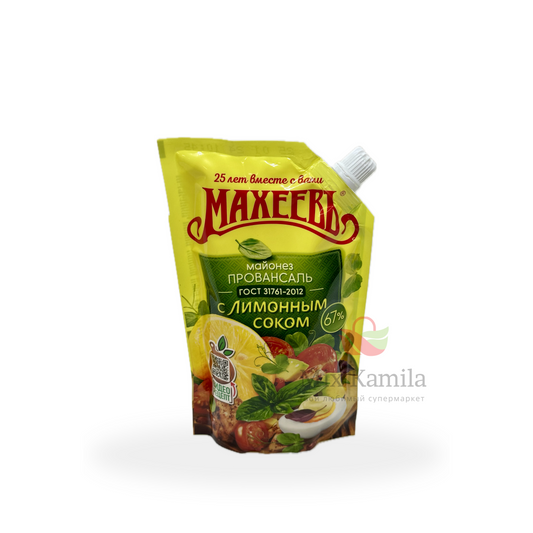 Salad mayonnaise with lemon juice concentrate (0,2%), 67% 400 ml